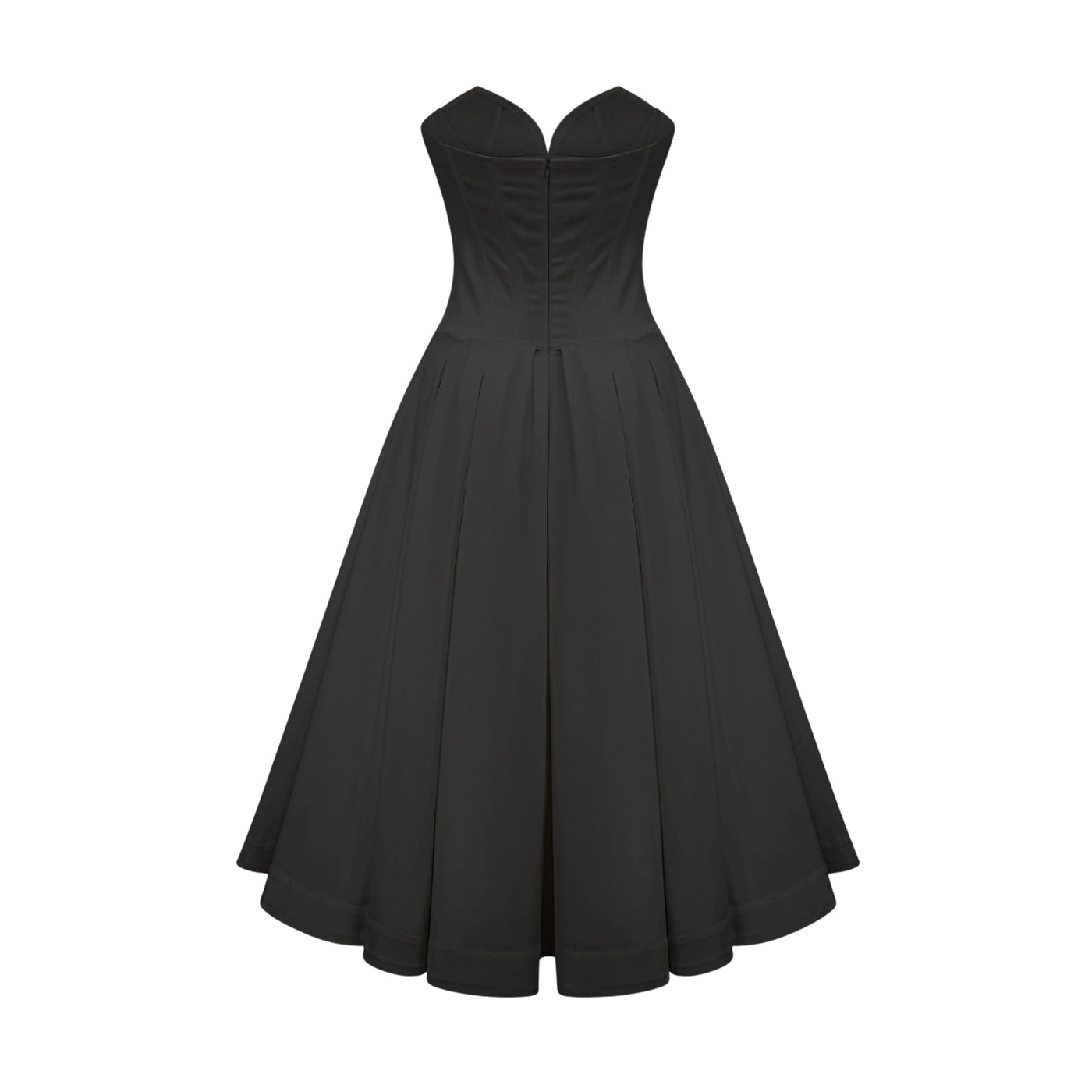 Schulterfreies Korsett-Midikleid – Eleganz & perfekte Passform