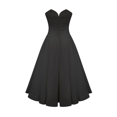 Schulterfreies Korsett-Midikleid – Eleganz & perfekte Passform