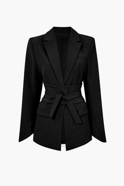 Blazer mit Reverskragen und geradem Schnitt