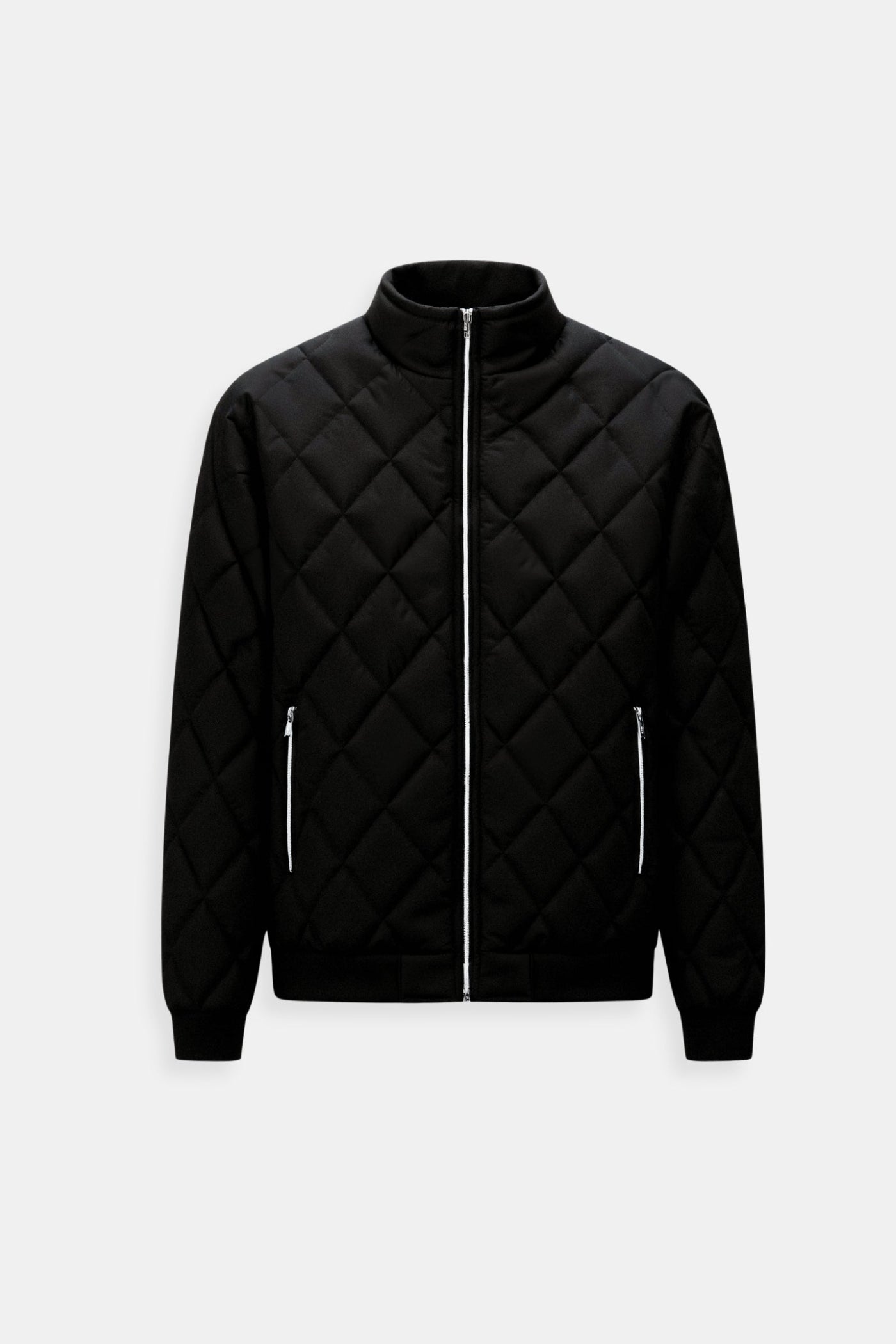 Alessandro | Klassische Herren-Steppjacke in Schwarz