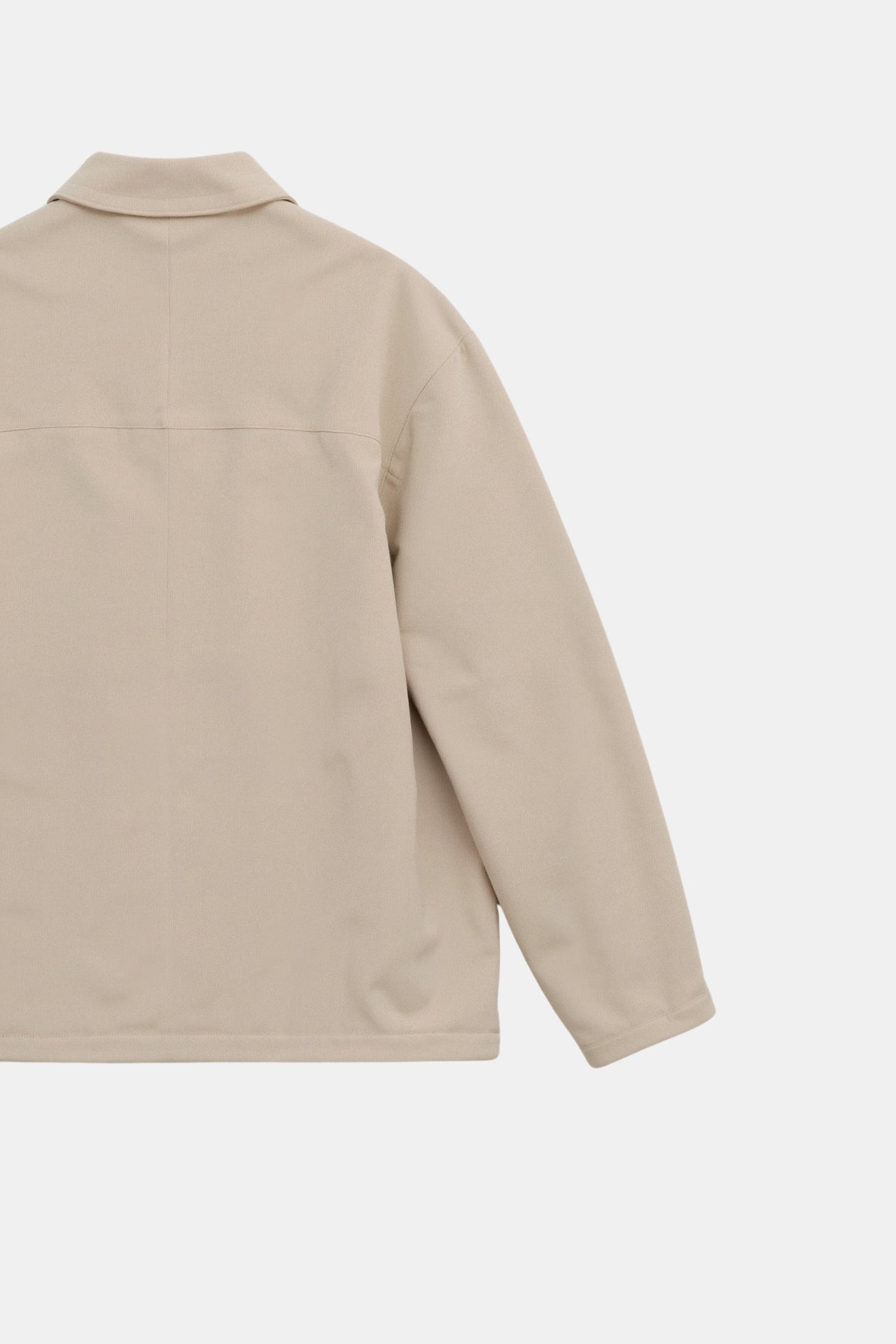 Lorenzo – Minimalistische Herren-Hemdjacke in Beige