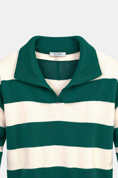 Herren Langarm-Poloshirt mit Kragen und Knopfleiste