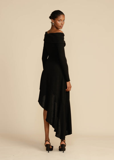 ZURIA |  RIVIERA-KLEID SCHWARZ