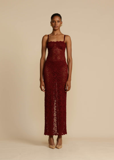 Transparentes Maxi-Strandkleid mit V-Ausschnitt