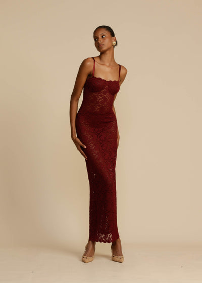 Transparentes Maxi-Strandkleid mit V-Ausschnitt