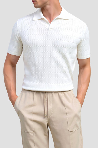 Herren Poloshirt mit Kragen und Knopfleiste