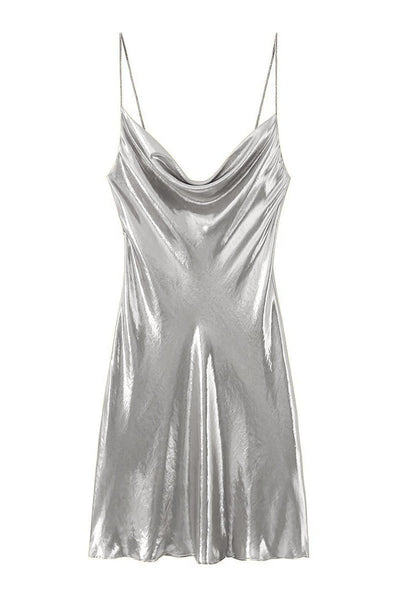 Kleid mit metallischem Glanz – Glamouröser Look für besondere Anlässe