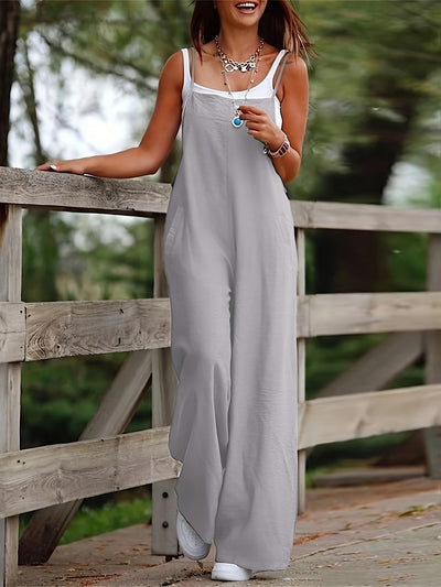 ZURIA │ bequemer Overall aus Leinen