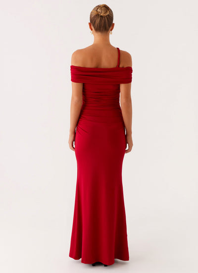 Rückenfreies Maxikleid mit Neckholder und fließendem Schnitt