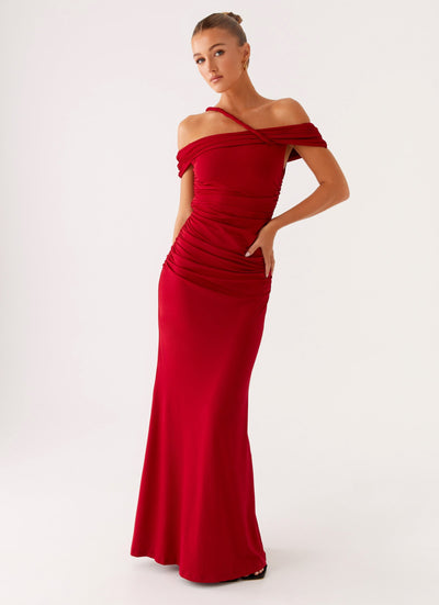 Rückenfreies Maxikleid mit Neckholder und fließendem Schnitt