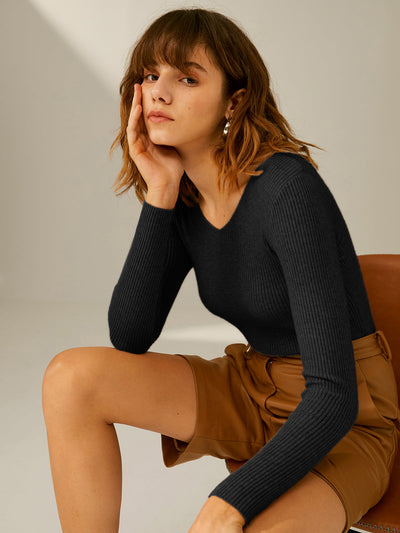 ZURIA │ Gerippter Pullover