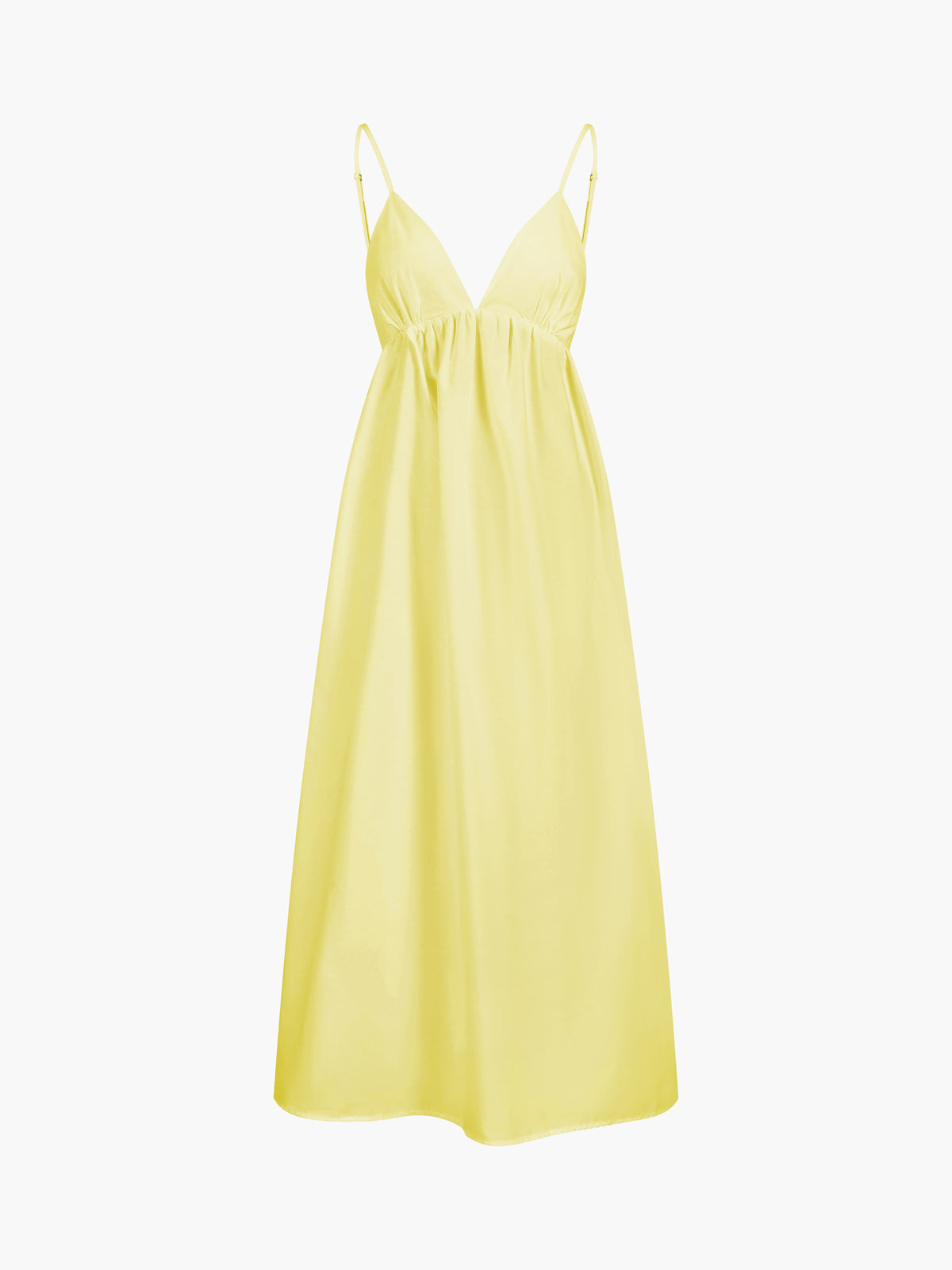 ZURIA | Langes Kleid mit offenem Rücken im Coastal-Cowgirl-Stil
