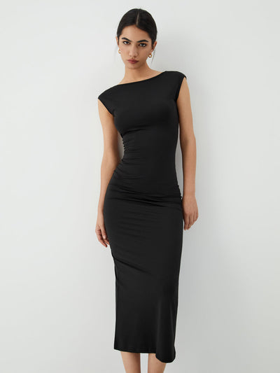 ZURIA | Old Money rückenfreies Kleid