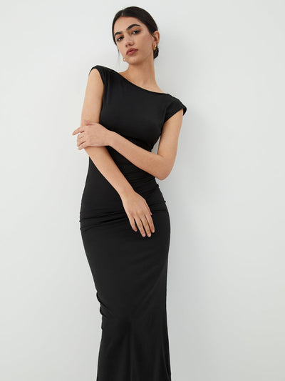 ZURIA | Old Money rückenfreies Kleid