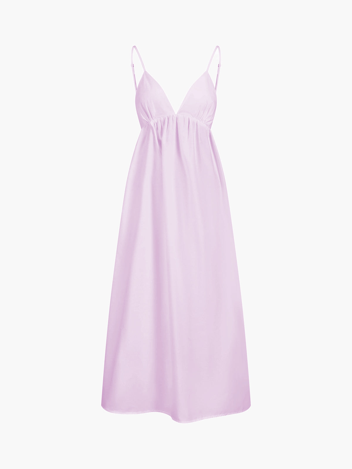 ZURIA | Langes Kleid mit offenem Rücken im Coastal-Cowgirl-Stil