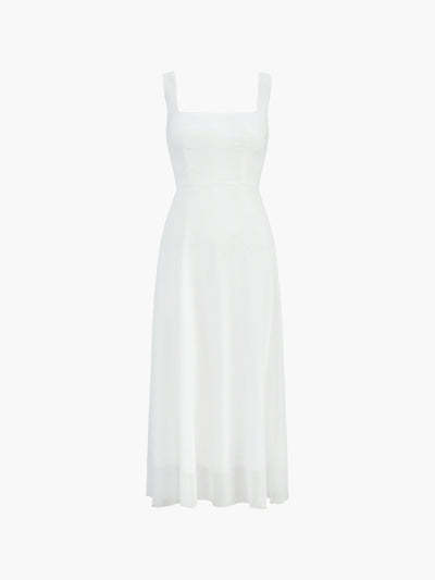 ZURIA | Solides, elegantes, langes Camisole-Kleid