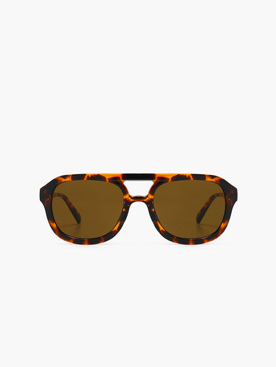Sonnenbrille mit Leopardenmuster