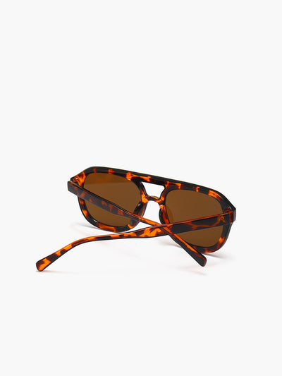 Sonnenbrille mit Leopardenmuster