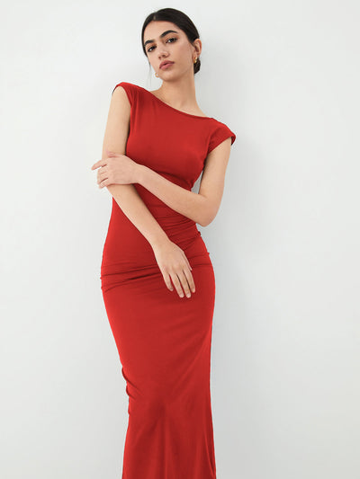 ZURIA | Old Money rückenfreies Kleid
