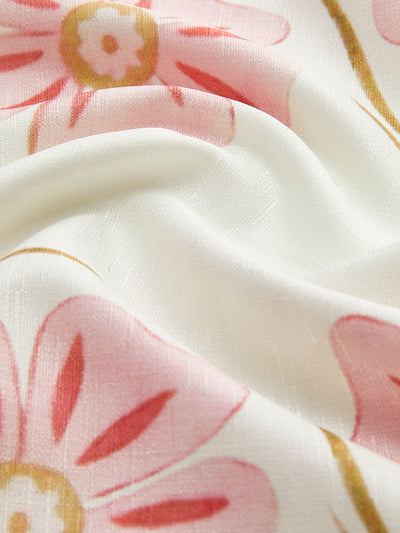 Damen Sommerkleid – Ärmelloses kurzes Kleid mit romantischem Print
