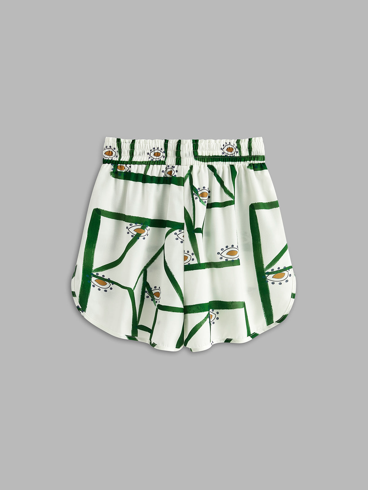 ZURIA | Bedrucktes Shorts-Set mit Kordelzug