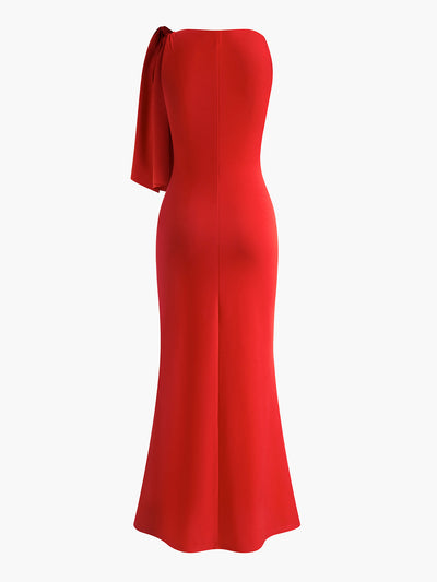 ZURIA | geknotetes ärmelloses langes Kleid