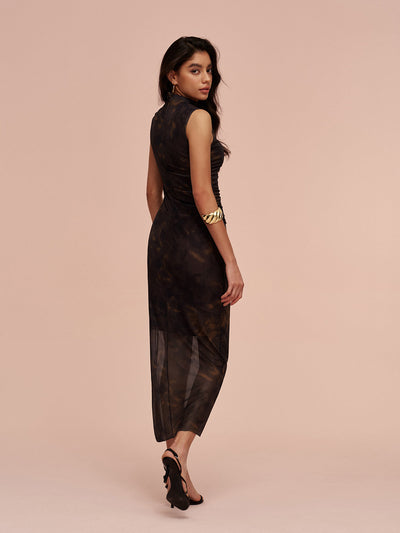 ZURIA  | Premium gefüttertes Mesh-Kleid