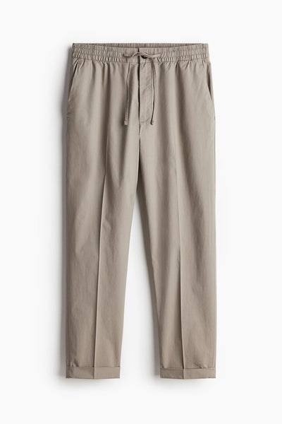 Abel - Ankle-length Cotton Pants