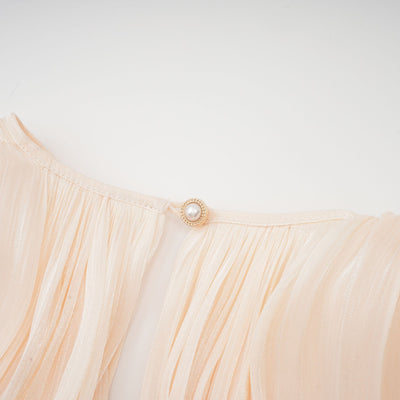 Weißes Maxikleid mit Schleife – Eleganz für besondere Anlässe