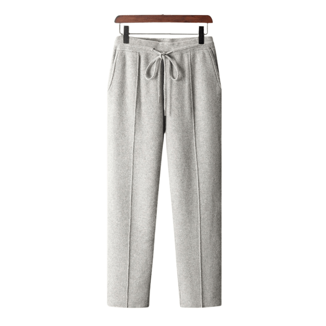 Herren Cashmere Loungehose mit Kordelzug – Weicher, Atmungsaktiver Komfort