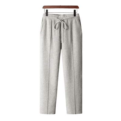 Herren Cashmere Loungehose mit Kordelzug – Weicher, Atmungsaktiver Komfort