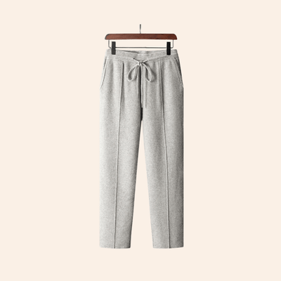 Herren Cashmere Loungehose mit Kordelzug – Weicher, Atmungsaktiver Komfort