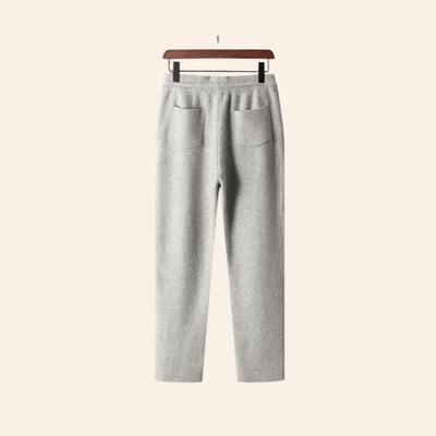 Herren Cashmere Loungehose mit Kordelzug – Weicher, Atmungsaktiver Komfort