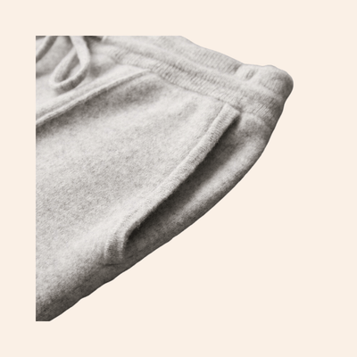 Herren Cashmere Loungehose mit Kordelzug – Weicher, Atmungsaktiver Komfort