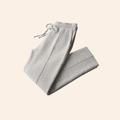 Herren Cashmere Loungehose mit Kordelzug – Weicher, Atmungsaktiver Komfort