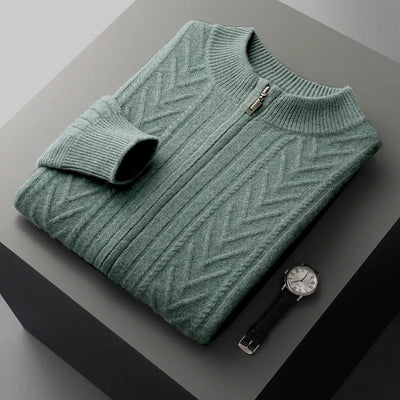 Raymond - Cashmere Quarter Zip Sweater