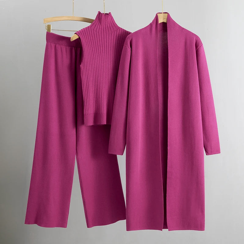 ZURIA │ Bequemes dreiteiliges Set