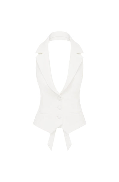Rückenfreies Neckholder-Top – Elegantes Halter-Oberteil für Damen