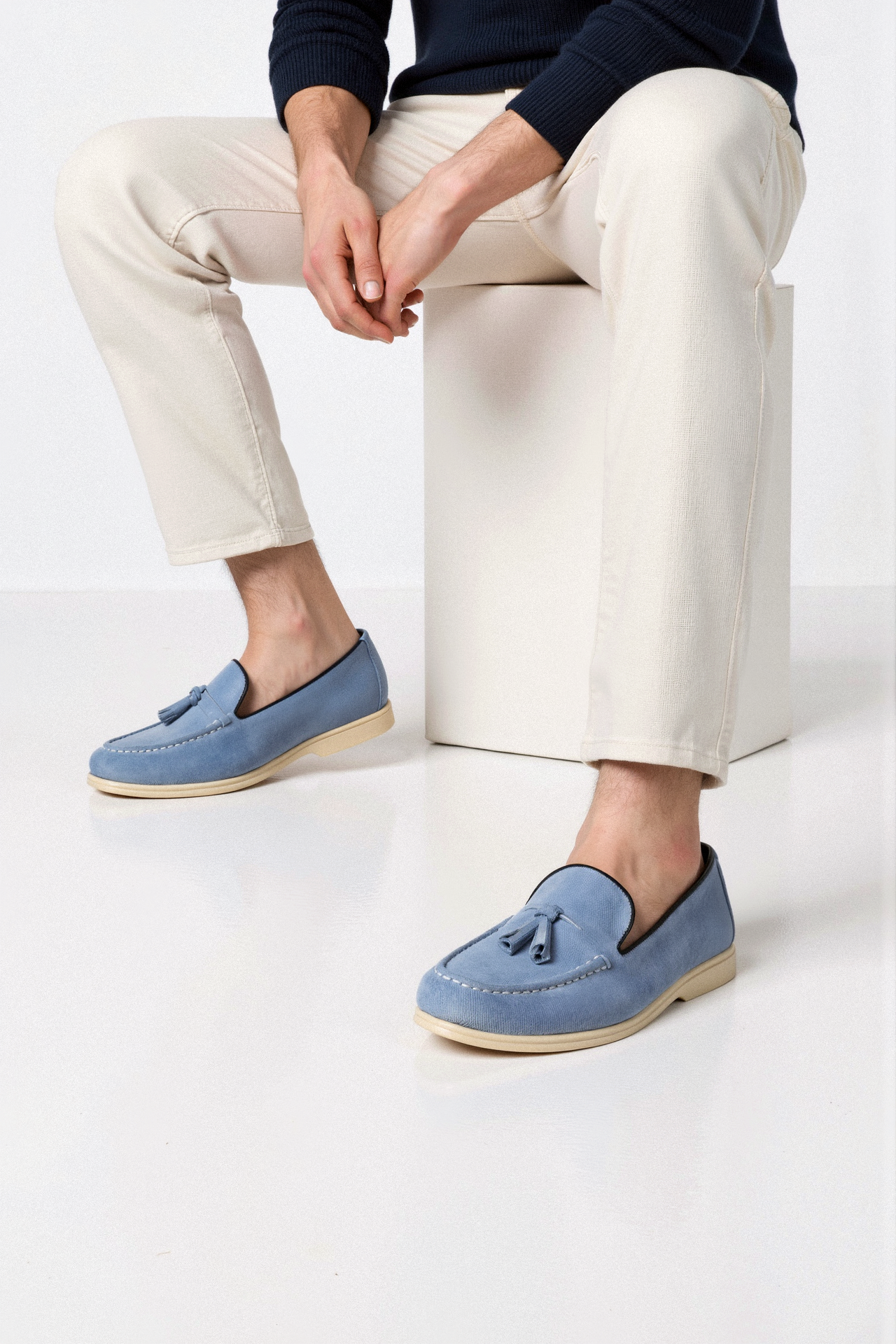 Old Money Breathable Casual Velvet Upper Loafers