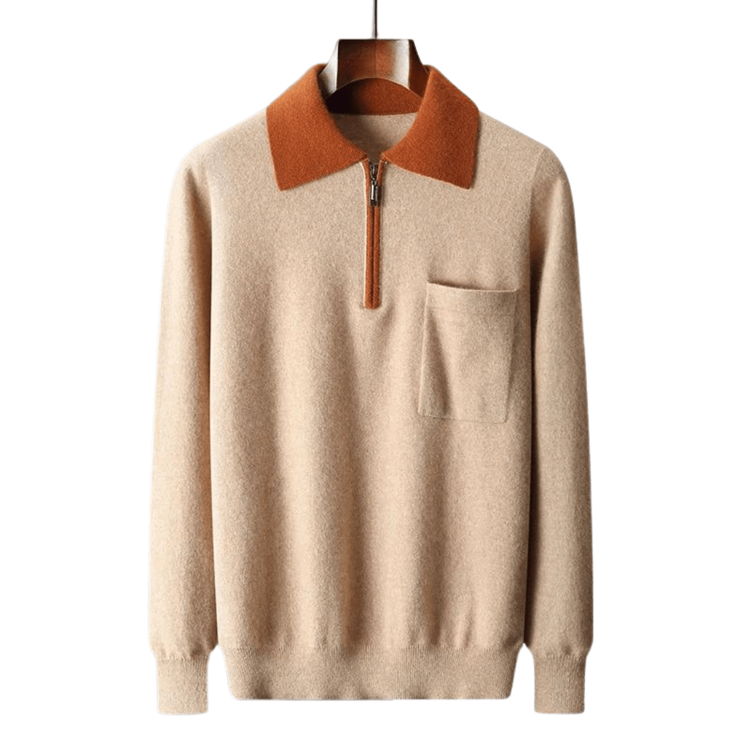 Wyatt - Cashmere Sweater With Zipper