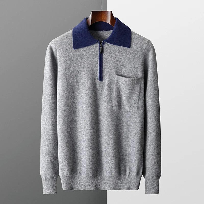 Wyatt - Cashmere Sweater With Zipper