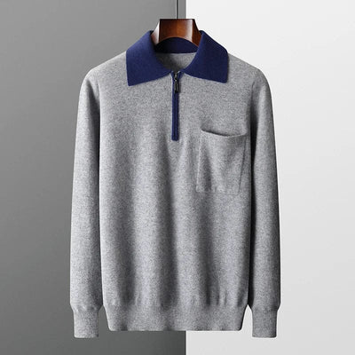Wyatt - Cashmere Sweater With Zipper
