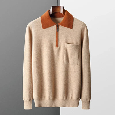 Wyatt - Cashmere Sweater With Zipper