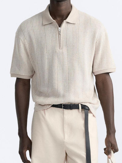 Herren Golf Poloshirt mit Kurzen Ärmeln