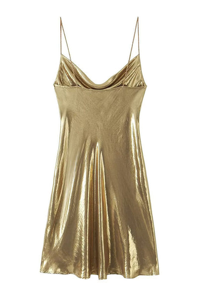 Kleid mit metallischem Glanz – Glamouröser Look für besondere Anlässe