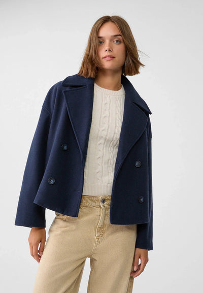 ZURIA │ Kurze zweireihige Jacke