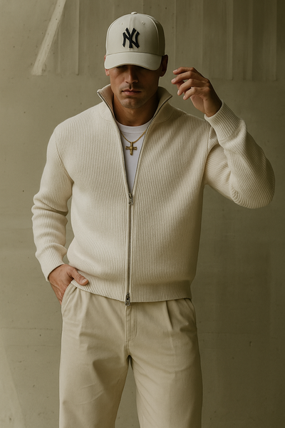 Andrew - Cashmere Zipper Jacket