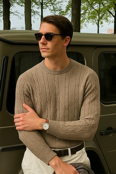Albert - Textured Cashmere Sweater