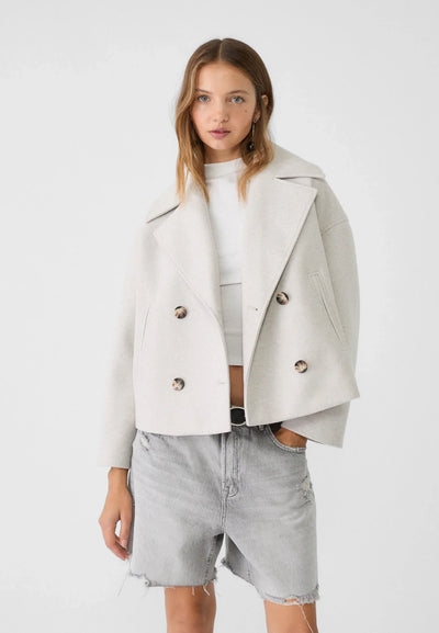 ZURIA │ Kurze zweireihige Jacke